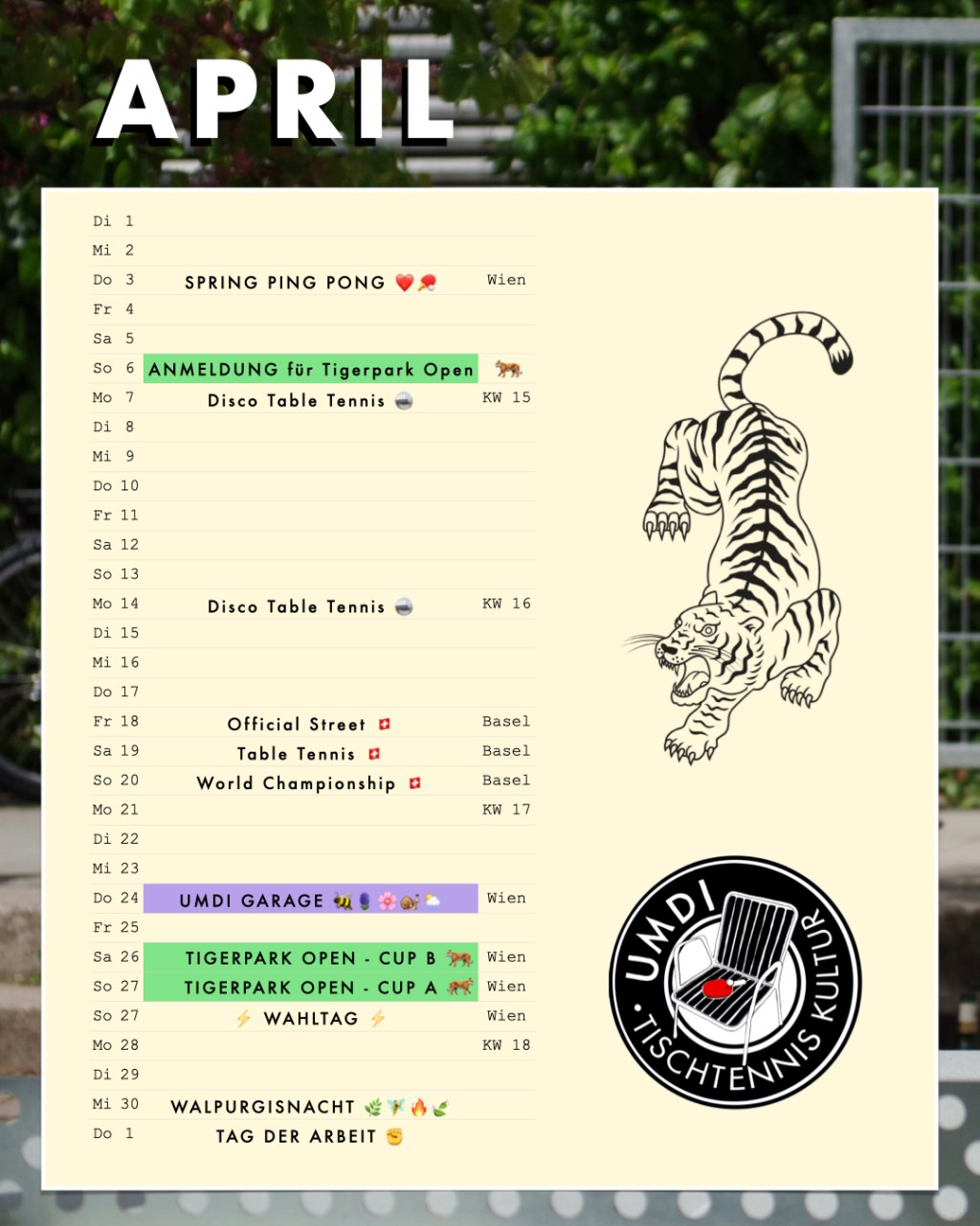 Termine im April